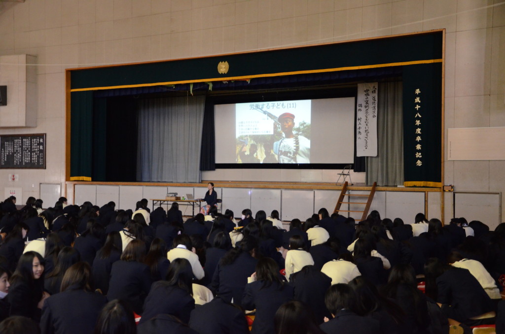 川口東高校講演