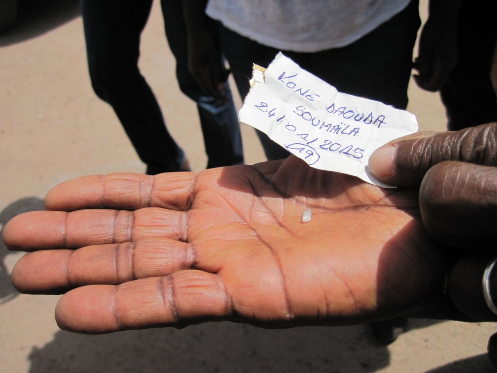Diamond mined in Seguela