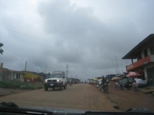 A view of Kakata City, Margibi County