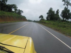 Kakata - Gbarnga Highway completed road