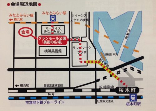 よこはま国際フェスタ会場地図