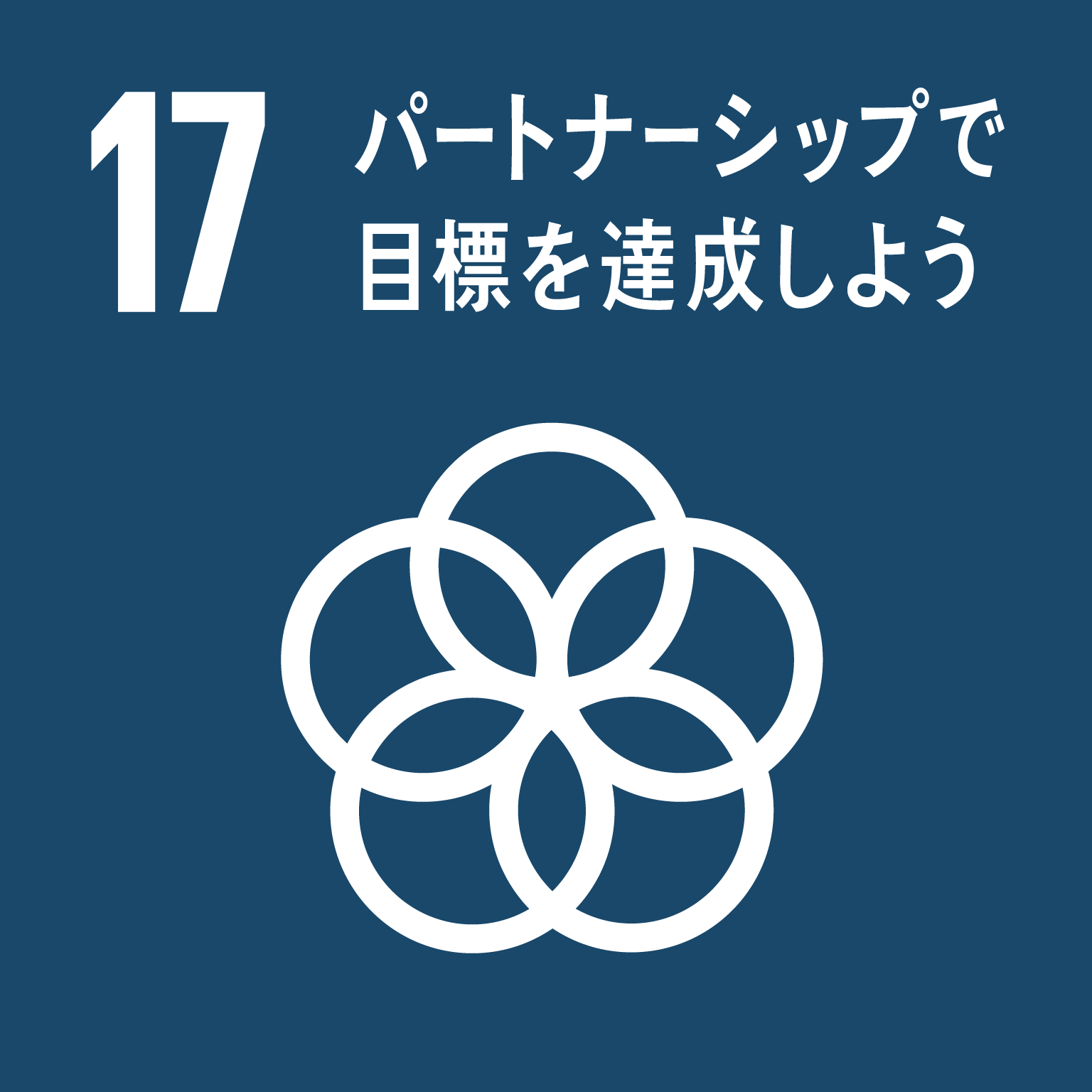 SDGs 17 パートナーシップで目標を達成しよう