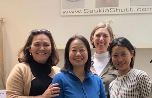 Saskia Shutt and Chie Murakami photo