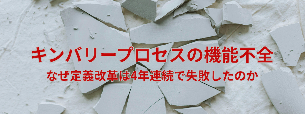 キンバリープロセスの機能不全イラスト